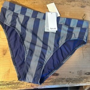 Splendid Women's High Waist Swimsuit Bikini Bottom